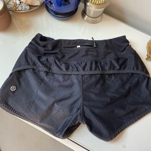 Size 2 Lululemon Black Shorts